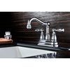 Anzzi Edge Centerset 2-Handle Mid-Arc Bathroom Faucet in Polished Chrome L-AZ033